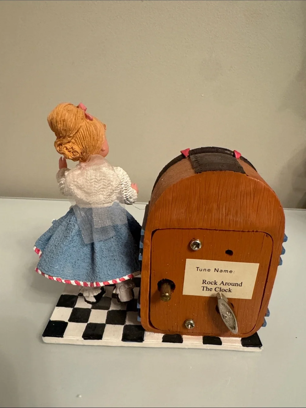 Vintage Madame Alexander “1950s Sock Hop” Clock/Music Box